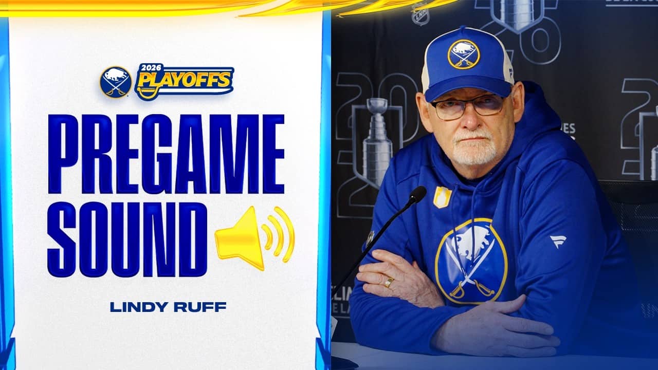 "Excited For This Game" | Lindy Ruff Ahead Of Game 4 In Montreal | Buffalo Sabres Playoffs