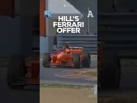 👀 Damon Hill turned down Ferrari!