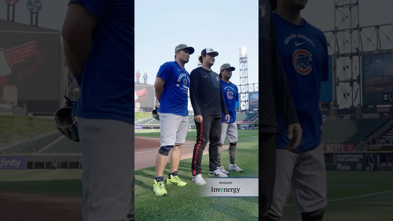 Reunited and it feels so good 🫶 Presented by @InvenergyEnergy #mlb #baseball