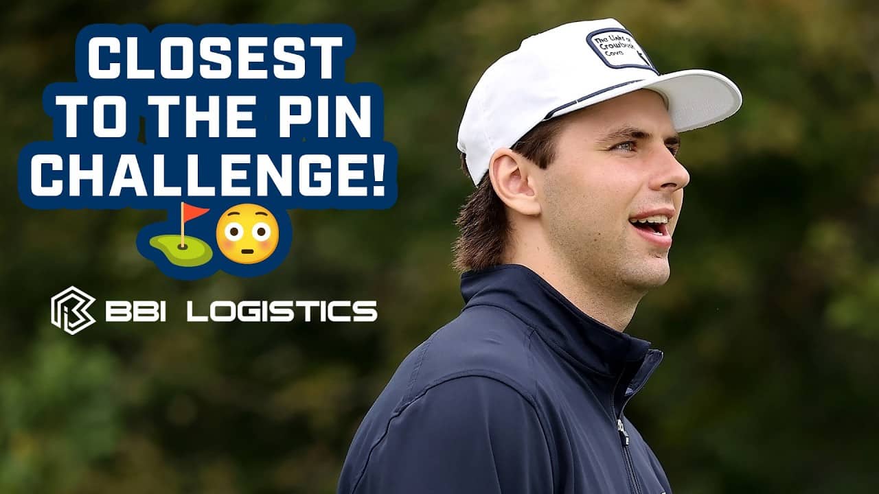 CLOSEST TO THE PIN CHALLENGE ⛳️🚨  Feat. Kent Johnson, Adam Fantilli, Cole Sillinger and Jet Greaves!