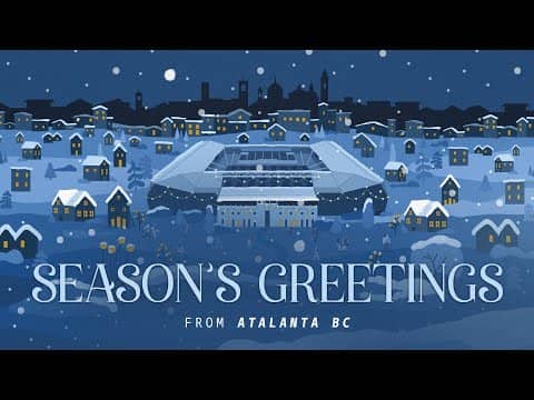 Auguri di Buone Feste dai giocatori e l'allenatore Raffaele Palladino 🎄🎅🎁🎆