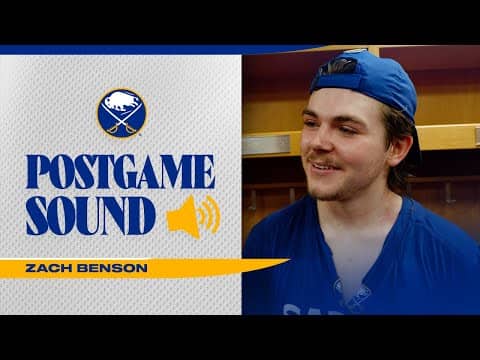 "It's A Good Vibe Around Here" | Zach Benson After Ninth Win In A Row | Buffalo Sabres