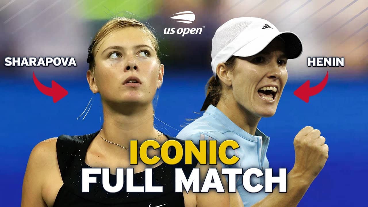 Justine Henin vs. Maria Sharapova Iconic Full Match | 2006 US Open Final