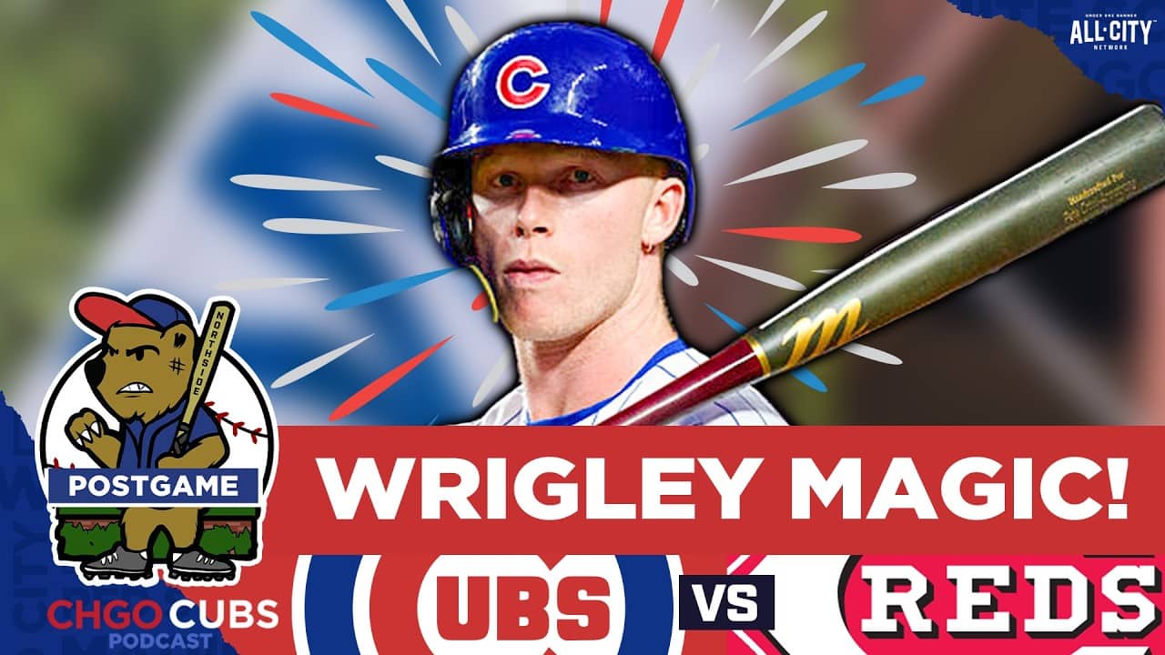 CUBS POSTGAME: Wrigley Field MAGIC Continues! 14th Straight Home Win SEALS Reds Series! | CHGO Cubs
