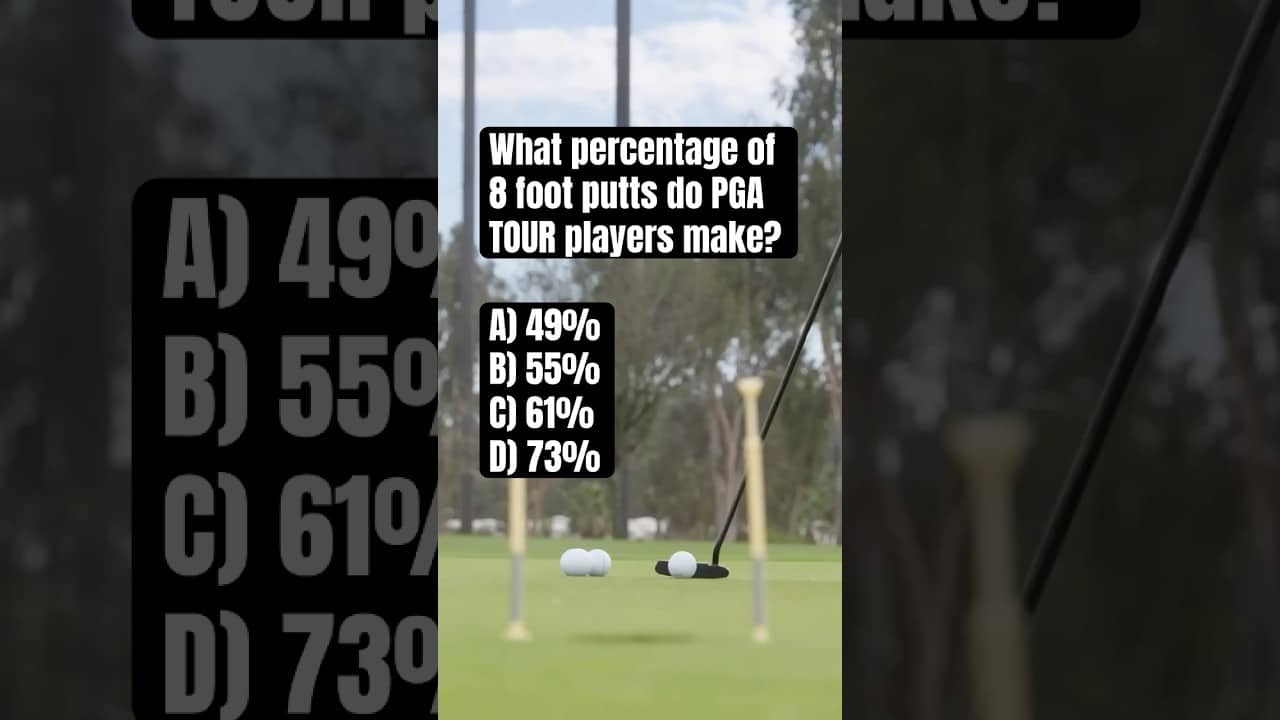 Free up your putting stroke and roll the ball through the uprights (and into the cup) w/ this drill.