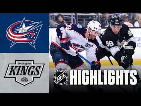 Blue Jackets vs. Kings | NHL Highlights | December 22, 2025