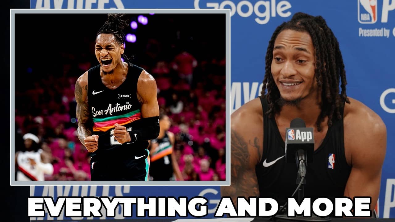 Devin Vassell on His First Playoff Game Experience