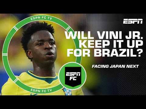 Vinicius Jr. has played VERY, VERY WELL 👏 Will he do it again in Brazil vs. Japan? | ESPN FC