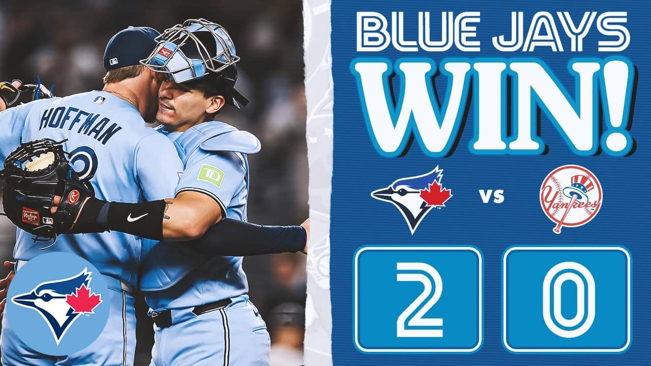 Blue Jays bullpen blanks Yankees to earn series split!