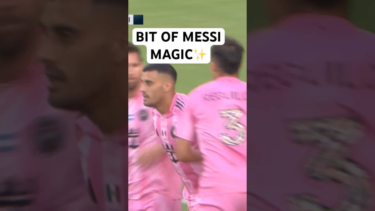 @intermiamicf come together with a spot of Messi magic!🪄