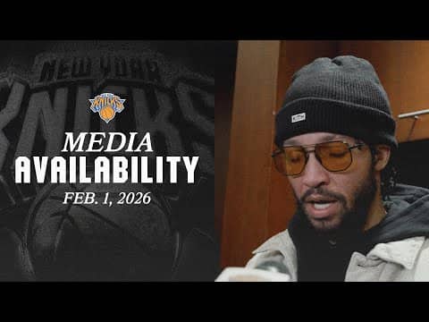 Jalen Brunson, OG Anunoby, Josh Hart, and Landry Shamet Postgame Media | February 1, 2026