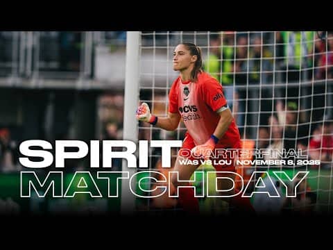 Spirit Matchday | Quarterfinal vs Racing Louisville | 11.08.25