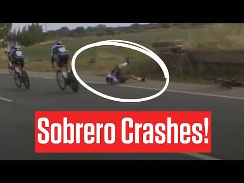 Matteo Sobrero Suffers Horrific Fall During Vuelta A España 2025 Stage 5