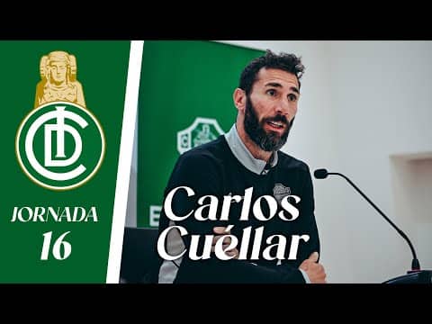 RUEDA DE PRENSA | Carlos Cuéllar habla sobre el CF Fuenlabrada - Elche Ilicitano | Jornada 16