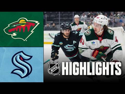 Wild vs. Kraken | NHL Highlights | January 08, 2026
