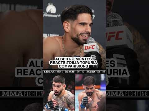 Alberto Montes LAUGHS at the comparisons to Ilia Topuria during #UFC326 fight week
