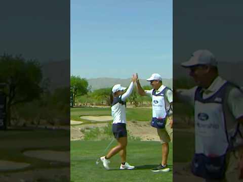 HOLE. IN. 1!!! 🚩🏌️‍♀️