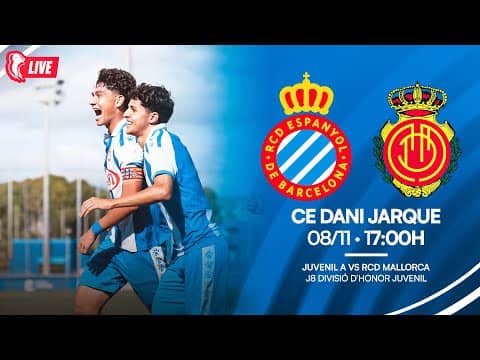 🔴 LIVE | ⚽ Juvenil A 🆚 Mallorca | J8 Divisió d’Honor Juvenil