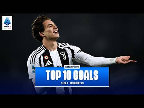 Serie A Top 10 Goals of Matchday 20 - 2024/25 | Kenan Yildiz, Boulaye Dia | CBS Sports Golazo