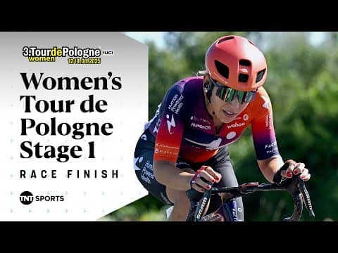 WHAT A FINISH! 🤩 | Women's 2025 Tour de Pologne Stage 1 Final KM's | TNT Sports Cycling