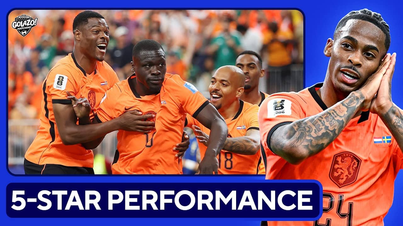 Netherlands DOMINATE Sweden 5-1, Brian Brobbey & Cody Gakpo combine for 4 goals