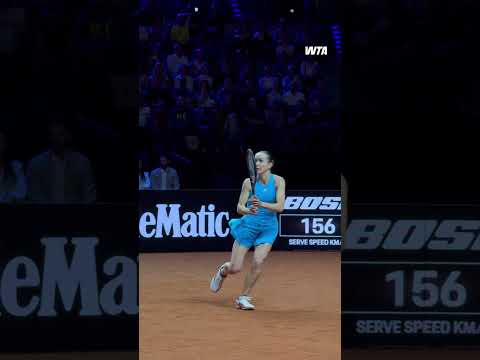 WHAT A REACTION! 💪Your first semifinalist in Stuttgart is Elina Svitolina! #WTA