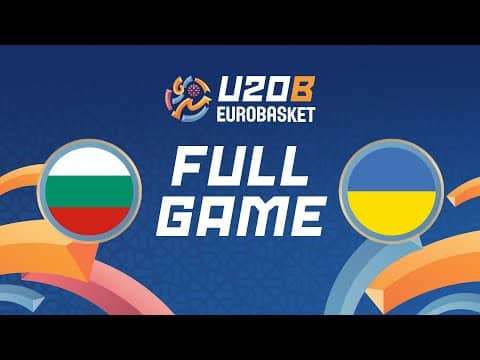 LIVE - Bulgaria v Ukraine | FIBA U20 Women's EuroBasket 2025 Division B | Qualifying Round