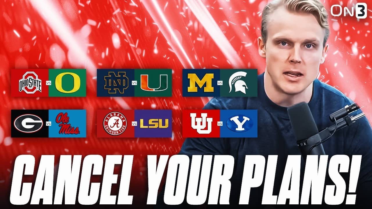 THIS Is Going To Be The BEST College Football Saturday | Miami vs ND, LSU vs Bama, Ohio St vs Oregon
