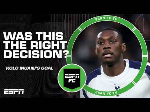 Reaction to Muani's disallowed goal: 'We need consistency in refereeing!' | ESPN FC