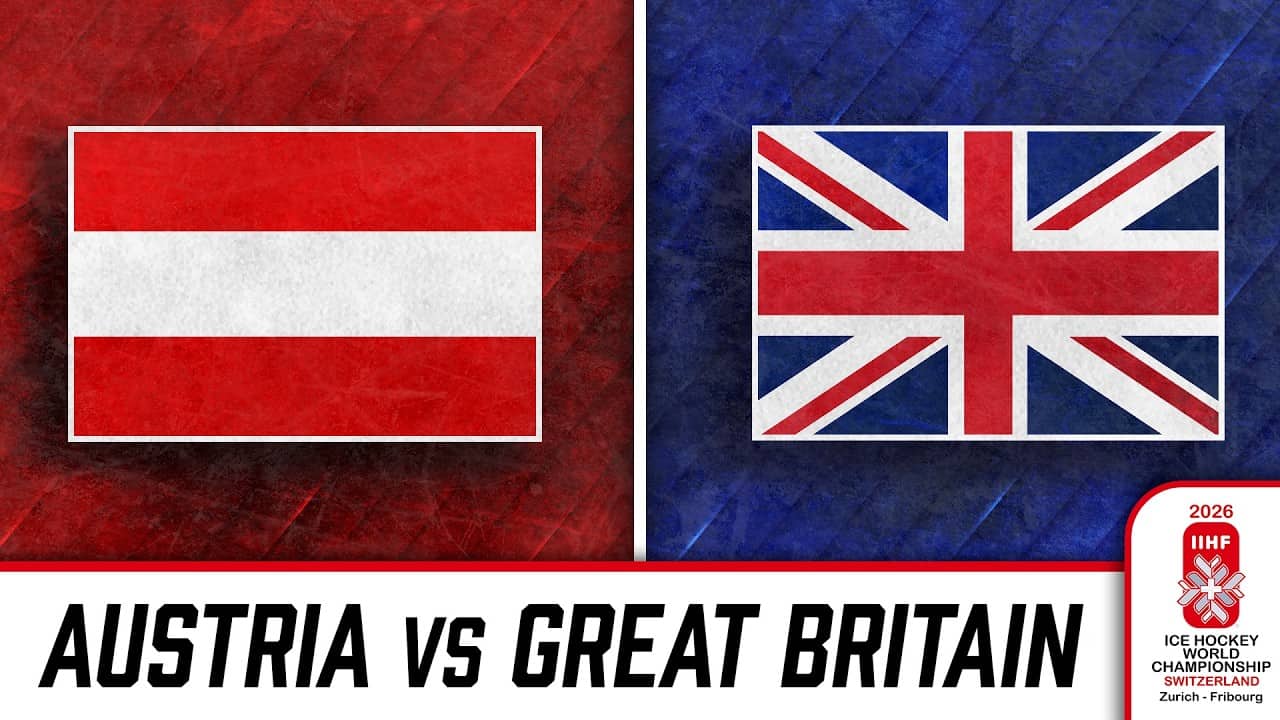 Watch Austria vs Great Britain at the 2026 IIHF World Championship 🇦🇹🇬🇧🏒