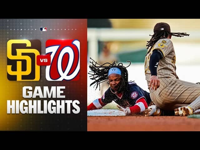 Padres vs. Nationals Game Highlights (5/29/26) | MLB Highlights