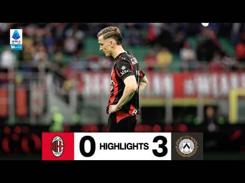 Sconfitta contro i friulani | Milan-Udinese 0-3 | Highlights Serie A