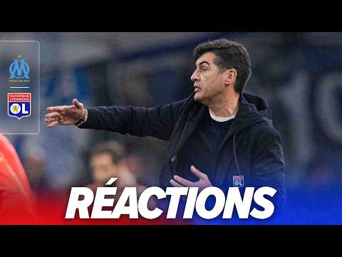 Paulo Fonseca après OM-OL : "La meilleure équipe a perdu"