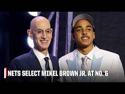 Brooklyn Nets pick Mikel Brown Jr. with 6th overall pick | 2026 NBA Draft