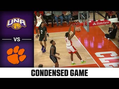 North Alabama vs. Clemson Condensed Game | 2025-26 ACC Men’s Basketball