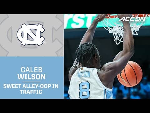 UNC High-Flyer Caleb Wilson Throws Down In Traffic