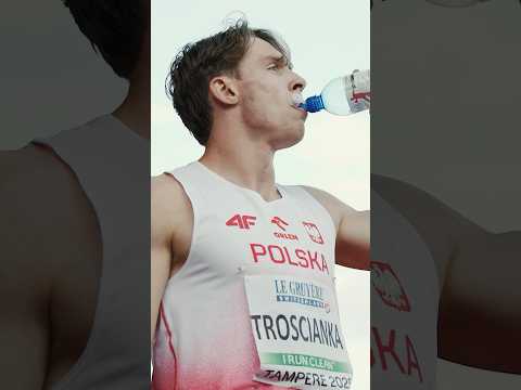 World U20 decathlon best for Hubert Troscianka 💪🇵🇱  #Tampere2025 #athletics #U20Champs