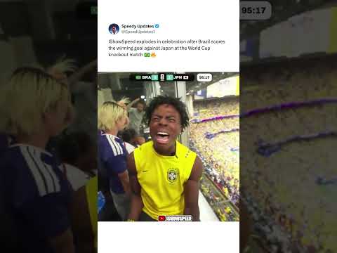 SPEED WAS ALMOST IN TEARS AFTER BRAZIL’S GAME WINNING GOAL 🤯
