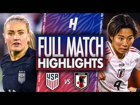 USA vs Japan - FULL Highlights & Goals | FIFA Women's International Friendly - April 17, 2026