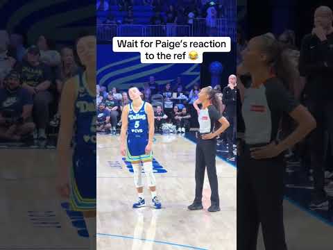 Paige Bueckers had the ref geeked 😂 (via @sararenee.garcia/TT)