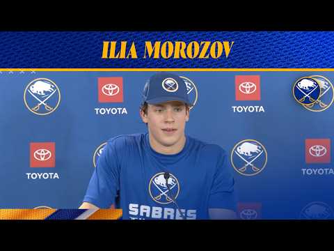 “Fun To Be Out There Competing” | Ilia Morozov After Day Three Of Development Camp | Buffalo Sabres