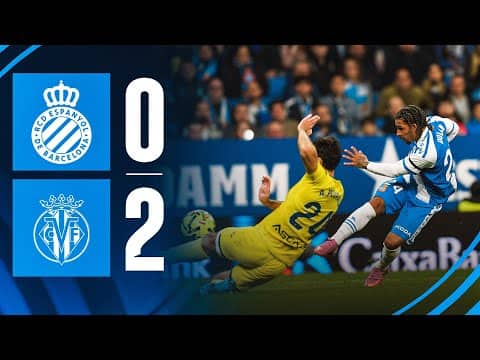 ⚽ RESUM J12 | Espanyol 0-2 Villarreal | #LaLigaHighlights