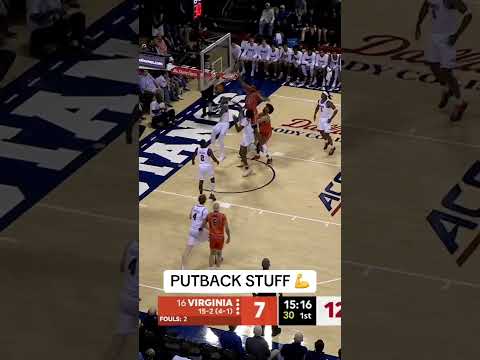 Ugonna Onyenso flew in for the slam 😤 #virginia #collegebasketball #accbasketball #basketball