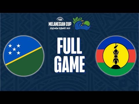 LIVE - Solomon Islands v New Caledonia | FIBA Women's Melanesian Cup 2025
