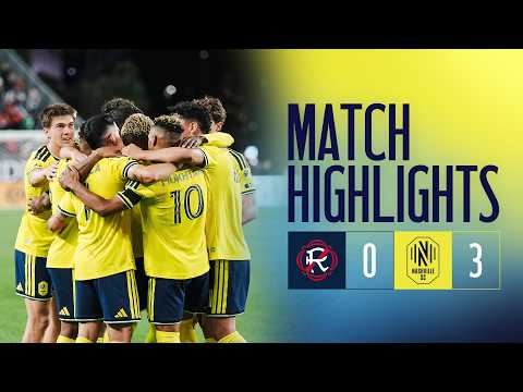 Nashville SC Secure 100th Club Win at New England Revolution | Match Highlights