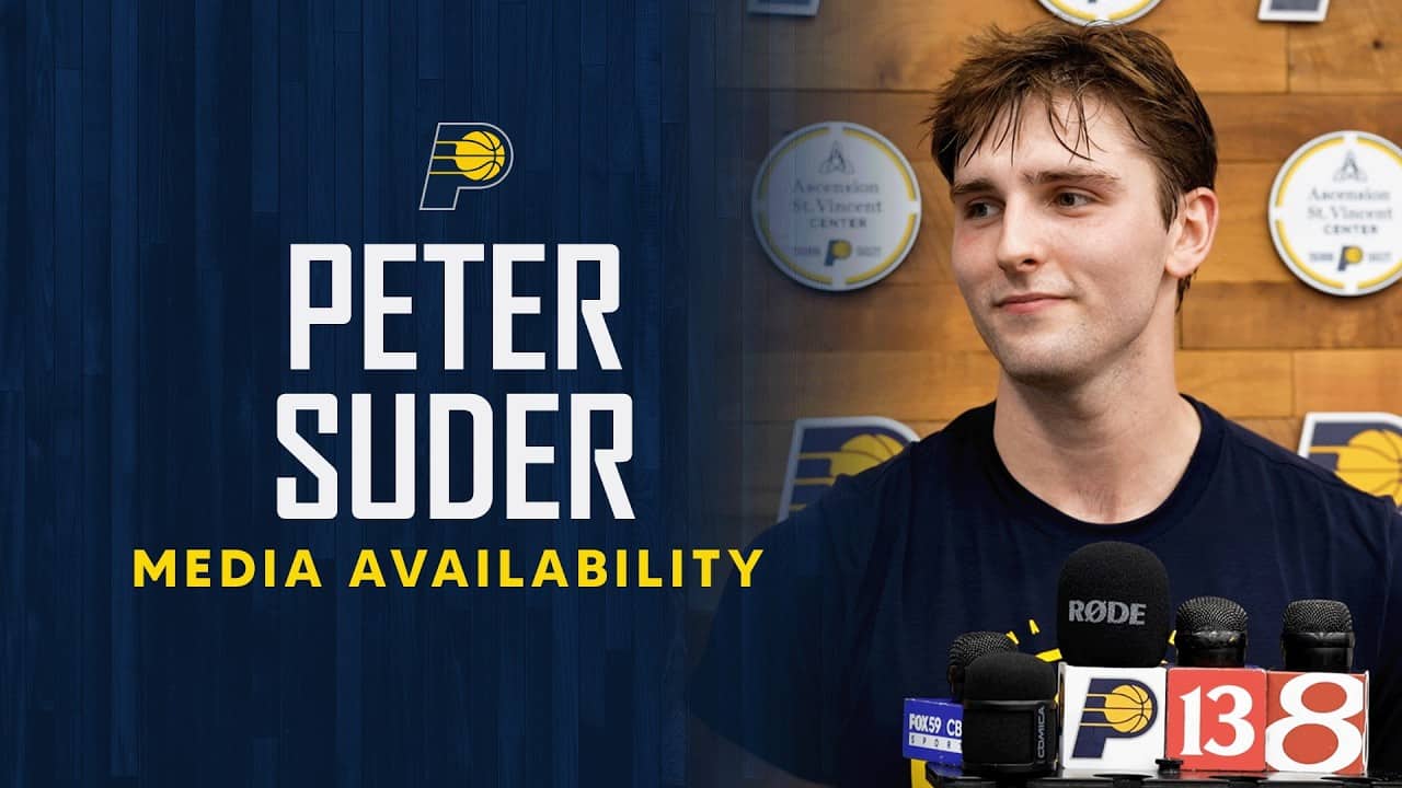 Indiana Pacers Pre-Draft Workouts: Peter Suder Media Availability (May 28, 2026)