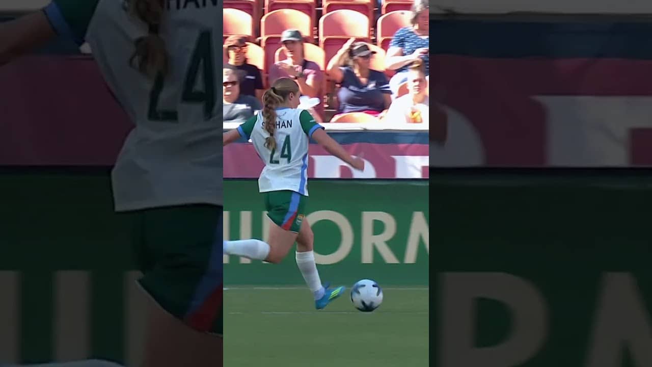 Perfect ball. Clinical finish from Yazmeen Ryan. 💥
