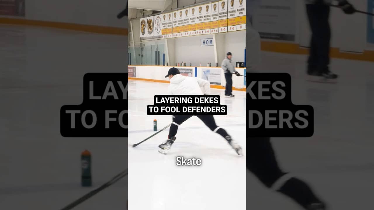 LAYERING DEKES TO FOOL DEFENDERS #hockeycoaching #hockeytraining