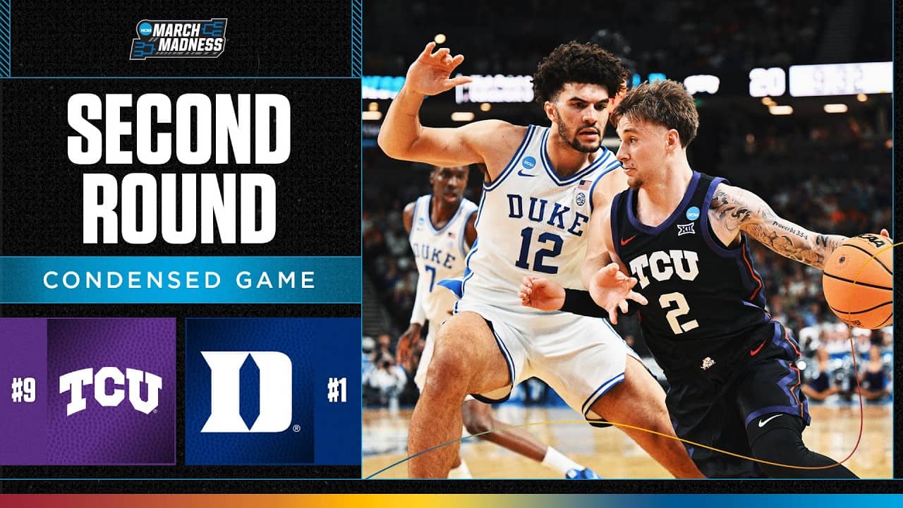 Duke vs. TCU - Second round NCAA tournament extended highlights