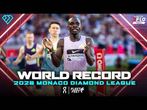Wanyonyi Breaks 27-Year World Record in Monaco 1000m | 2026 Monaco Diamond League
